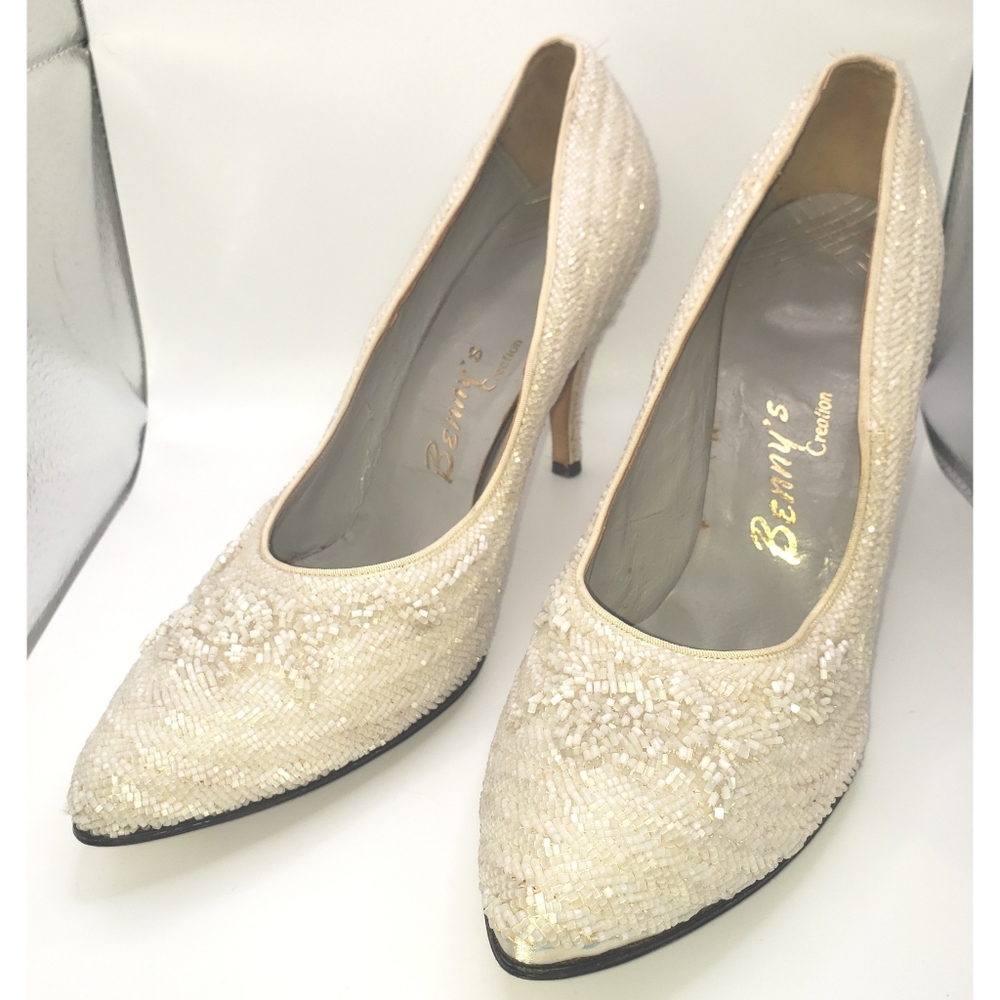 Benny's Creation Vintage Beaded Heels